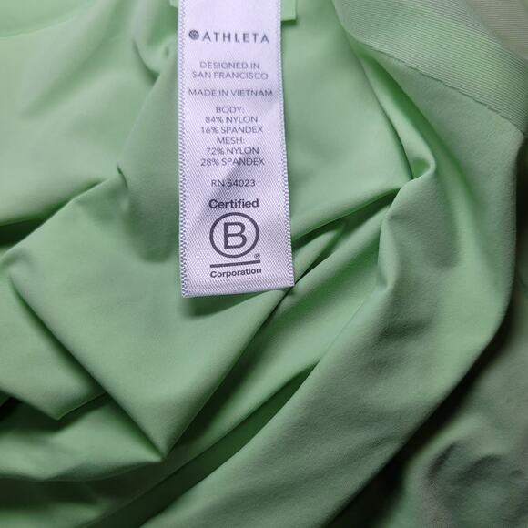 Athleta Speedwork Tank Sonic Mint Green Women’s Small S EUC - Picture 5 of 8